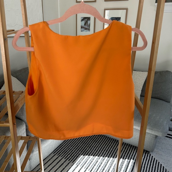 Vici tangerine crop top - Picture 3 of 5